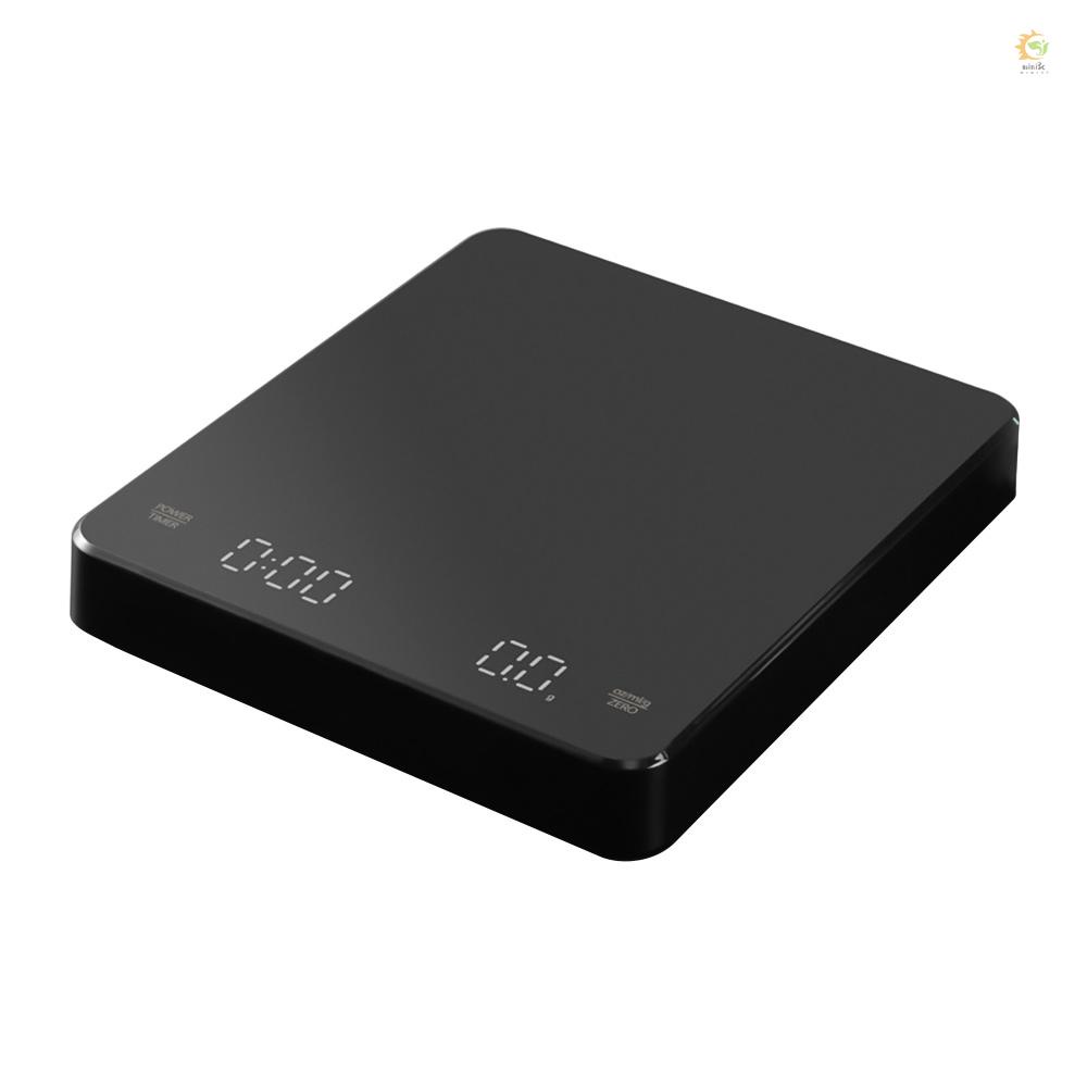 MIP Digital Coffee Scale with Timer LED Screen Espresso Scale Builtin