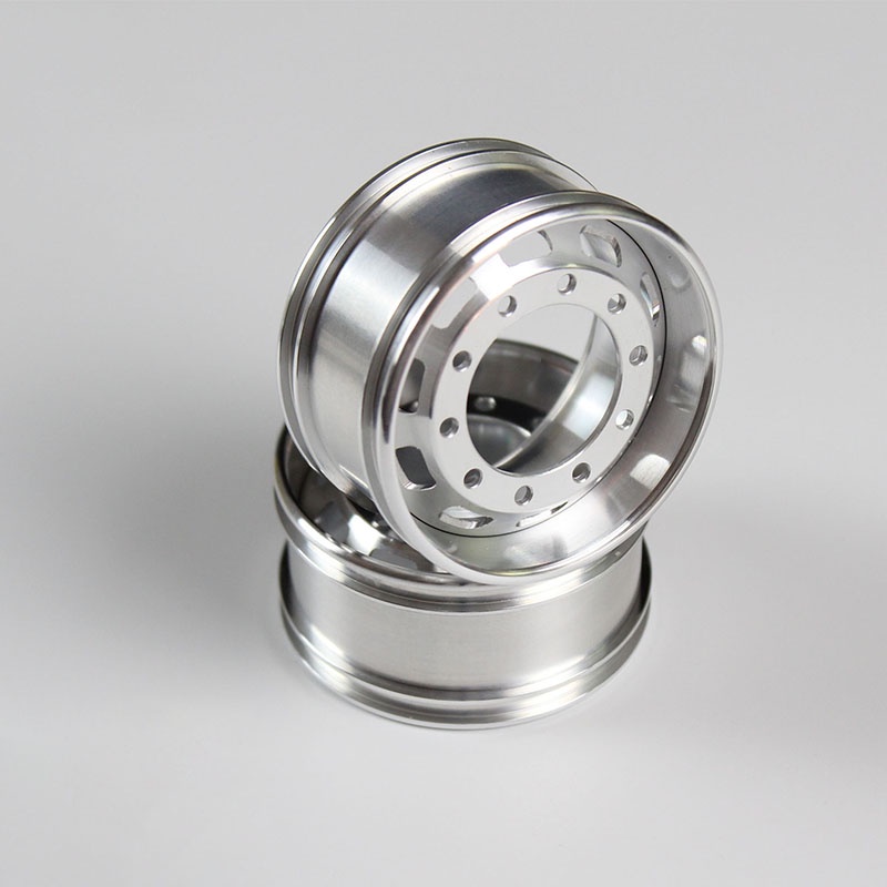 2Pcs Aluminum Alloy Matte Wheels Hub for 1/14 Tamiya RC Truck Trailer ...