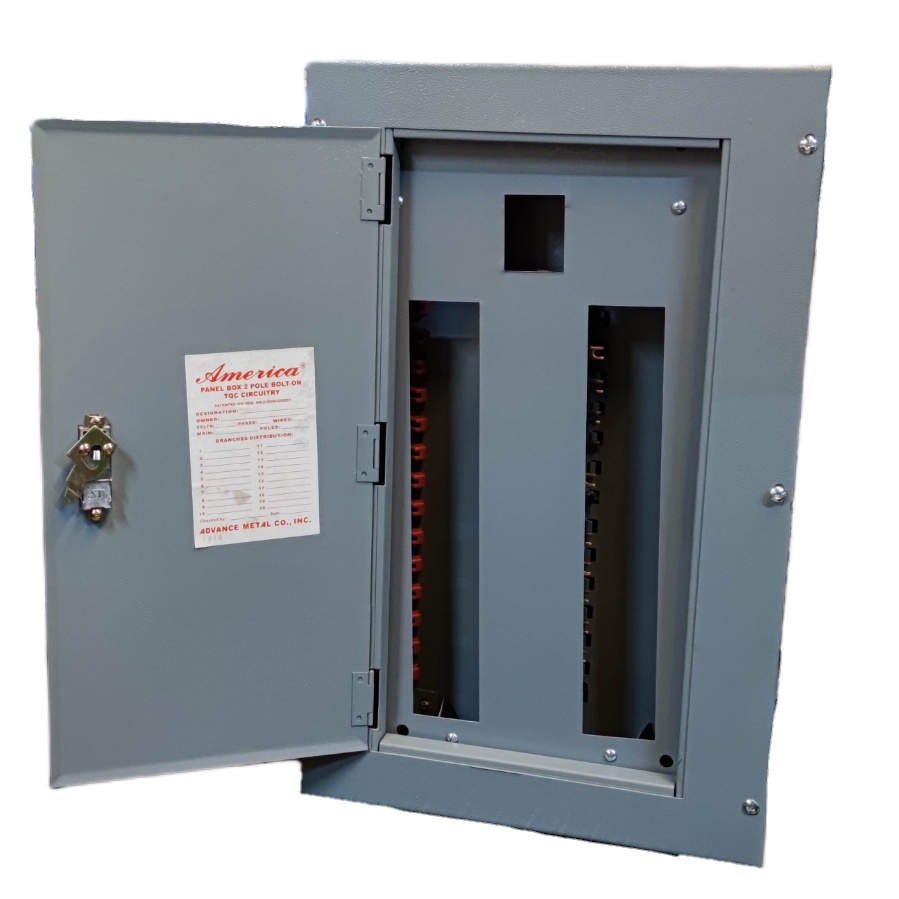 America Panel Board 2 Pole Bolt on TQC Center Main 14 Branches 2 Pole