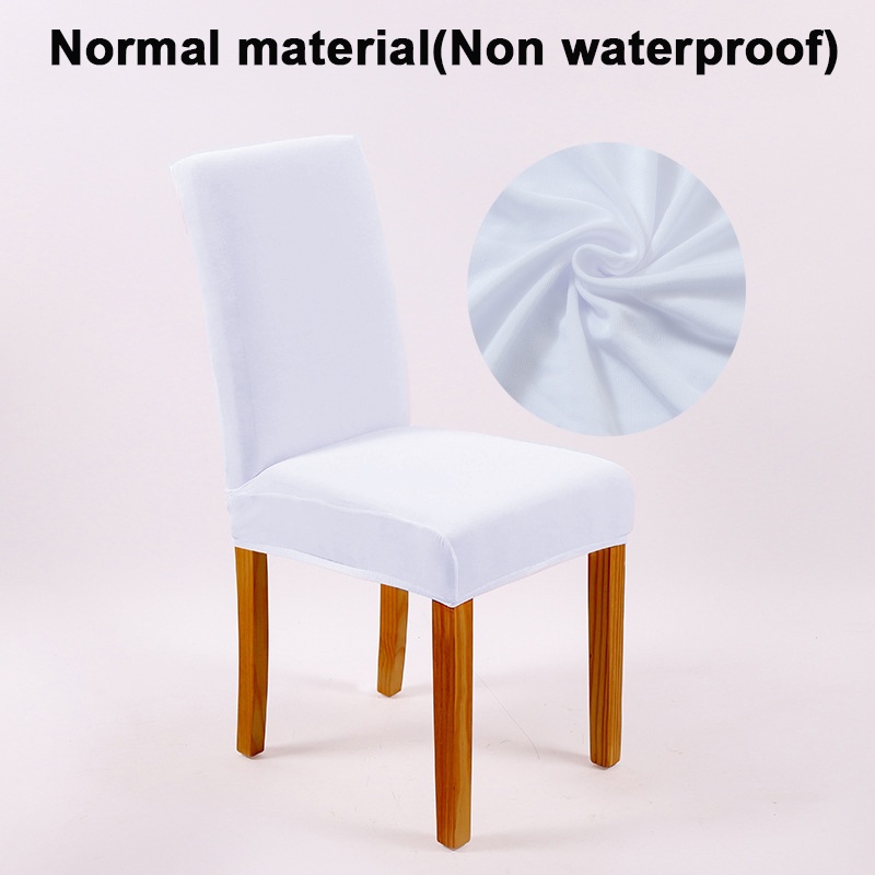 Waterproof Thick Stretch Chair Cover for Dining Room Chairs Spandex Chair  Seat Cover Protector Office Computer Dine Chair Universal