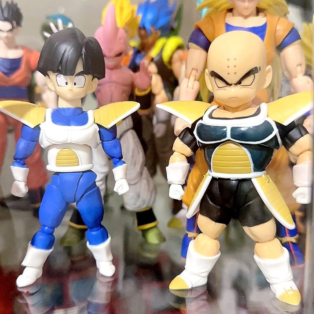 SHF Dragon Ball Z Shf Battle Suit Gohan Krillin Boyhood Chapter Joint ...