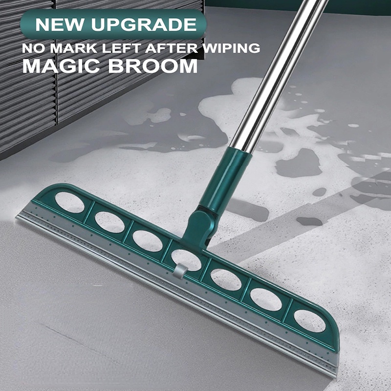 2 in 1 Rotatable Magic Broom Long Handle Window Floor Wiper Effortless ...