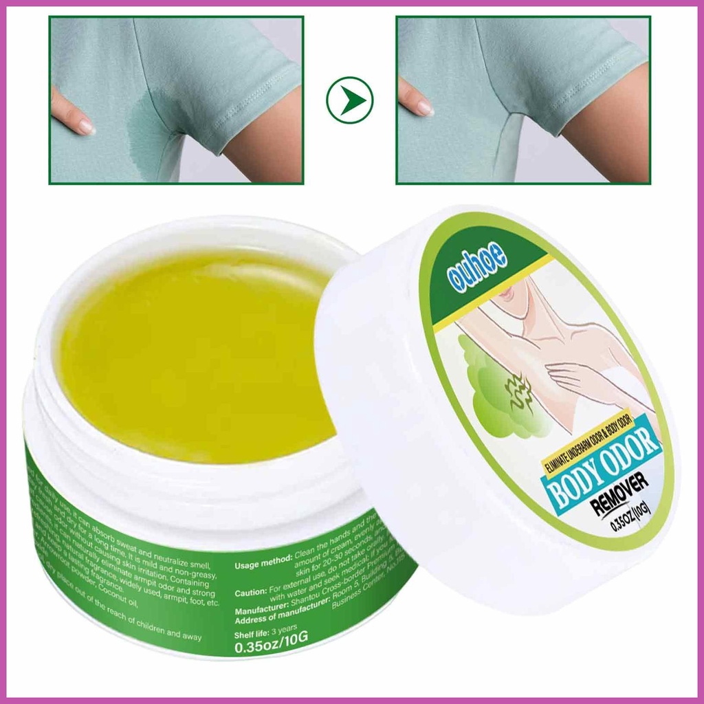Body Odor Underarm Sweat Deodorant Cream For Woman Removes Armpit Odor
