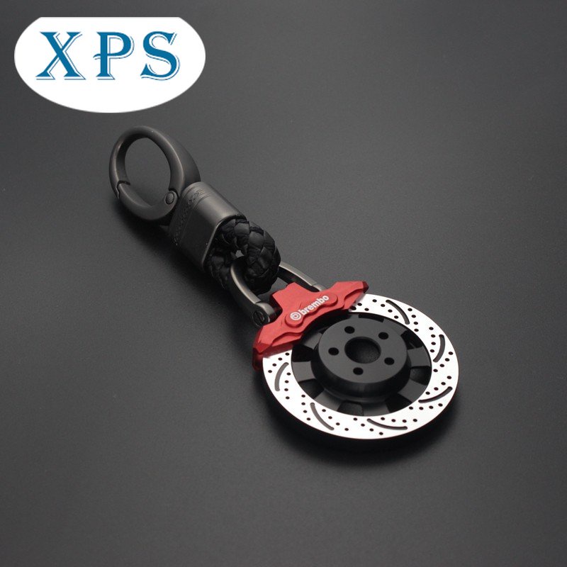 xps Car Keychain MOTO Key Ring For Keys Aluminum Alloy CNC Brake Disc ...