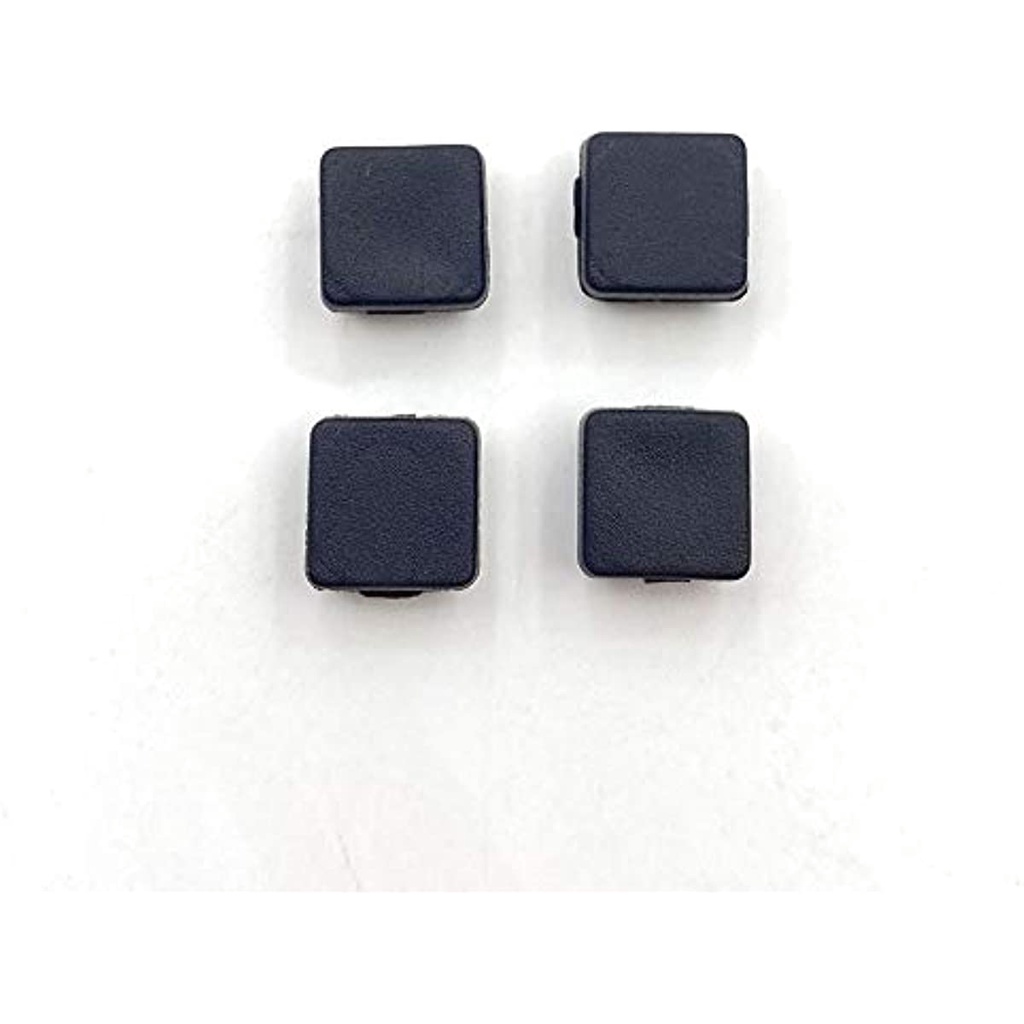 9-Piece Rubber Feet & Screw Cap Kit For PS3 Slim Console - Black Replacement Parts
