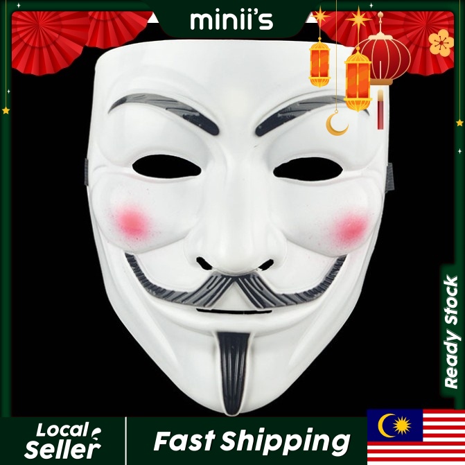 Vendetta Halloween Cosplay Fancy Dressing V Mask Costumes Guy Fawkes