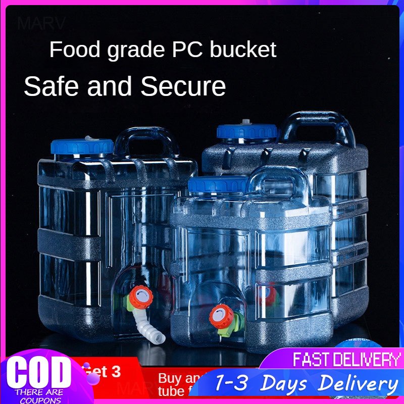 【COD】20L Bucket Pure water bucket Coffee table bucket bucket household ...