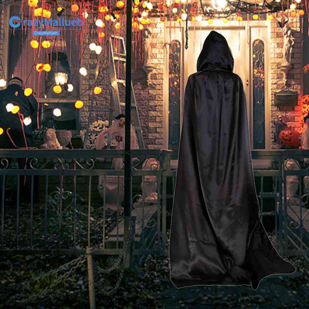 Cape Longue Avec Capuche Pour Enfants - 110 Cm - Nylon - Pour Cosplay, Halloween, Fêtes Déguisées - Unisexe