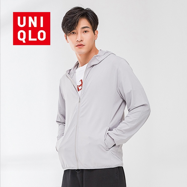 Uniqlo AIRism Men's Sun Protection Jacket UPF50 + Breathable Quick Dry
