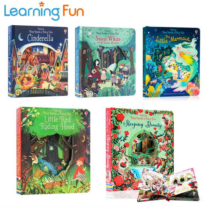 Usborne Peep Inside A Fairy Tales Cardboard English Picture Books