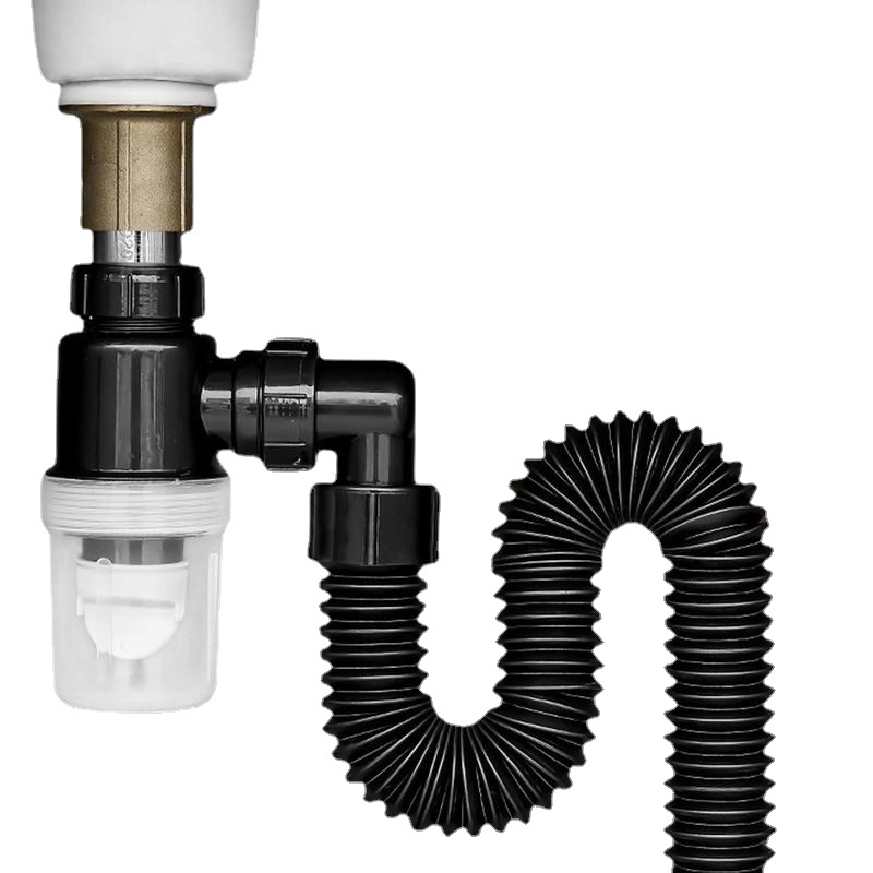 Flexible Drain Pipe Sink Sewer Drain Pipe Tube Anti Odor Drain Hose