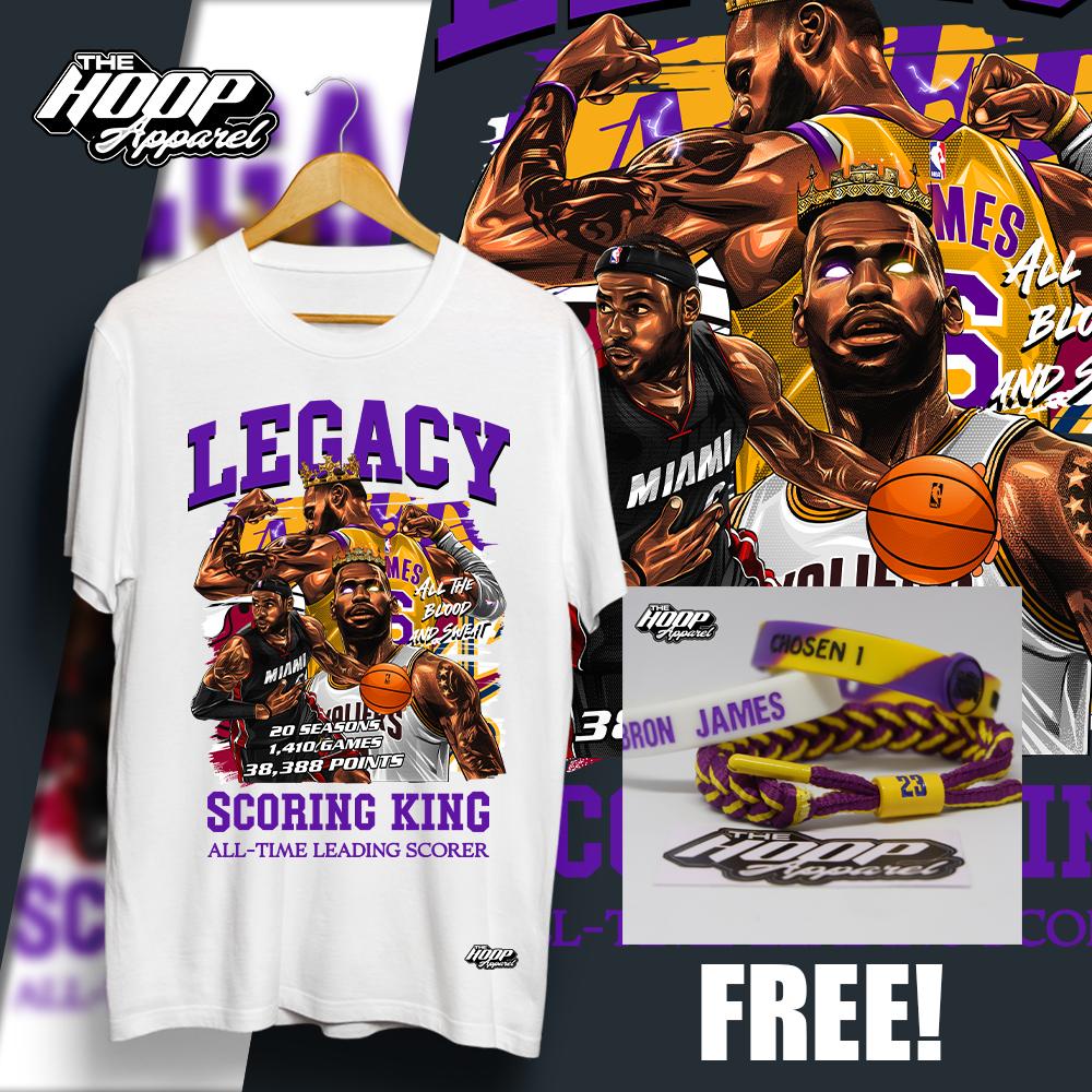 THE HOOP APPAREL THE SCORING KING GRAPHIC COTTON TSHIRT FOR MEN AND ...