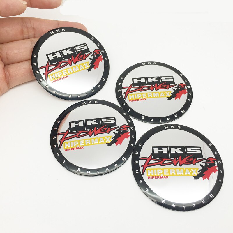 4pcs. 56mm SET HIPERMAX LOGO Car Wheel Center Hub Cap Sticker Cover ...