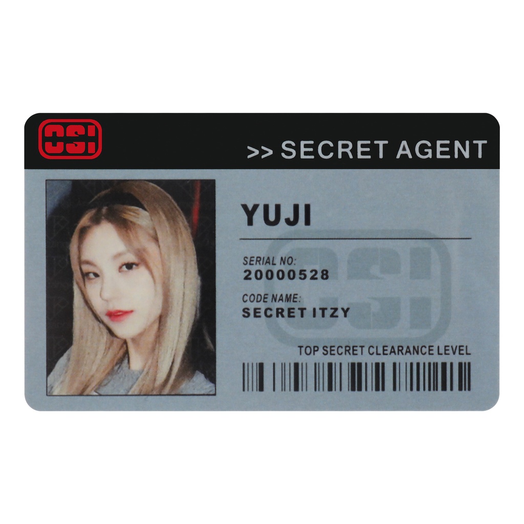 Panda 1PCS KPOP ITZY Figures Student ID Card YEJI RYUJIN CHAERYEONG ...