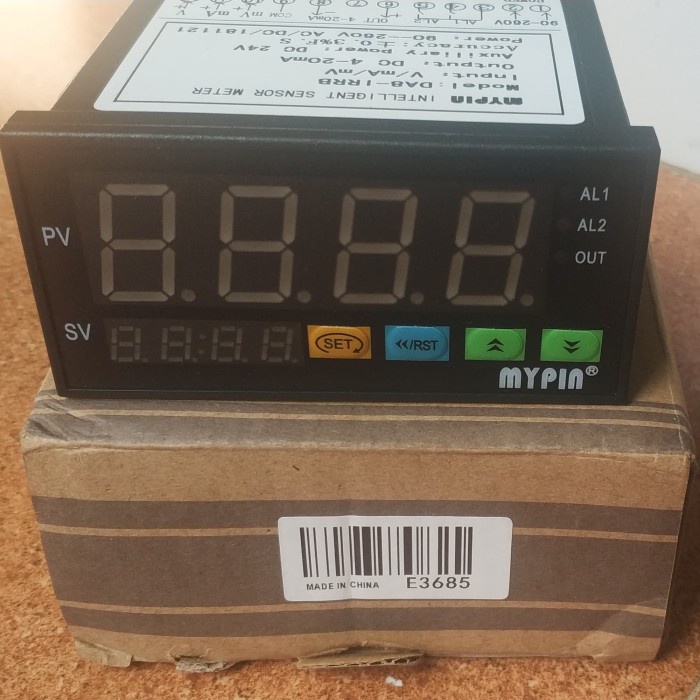 Multi-function Digital LED Display Sensor Meter Out 2 Relays 4~20ma ...