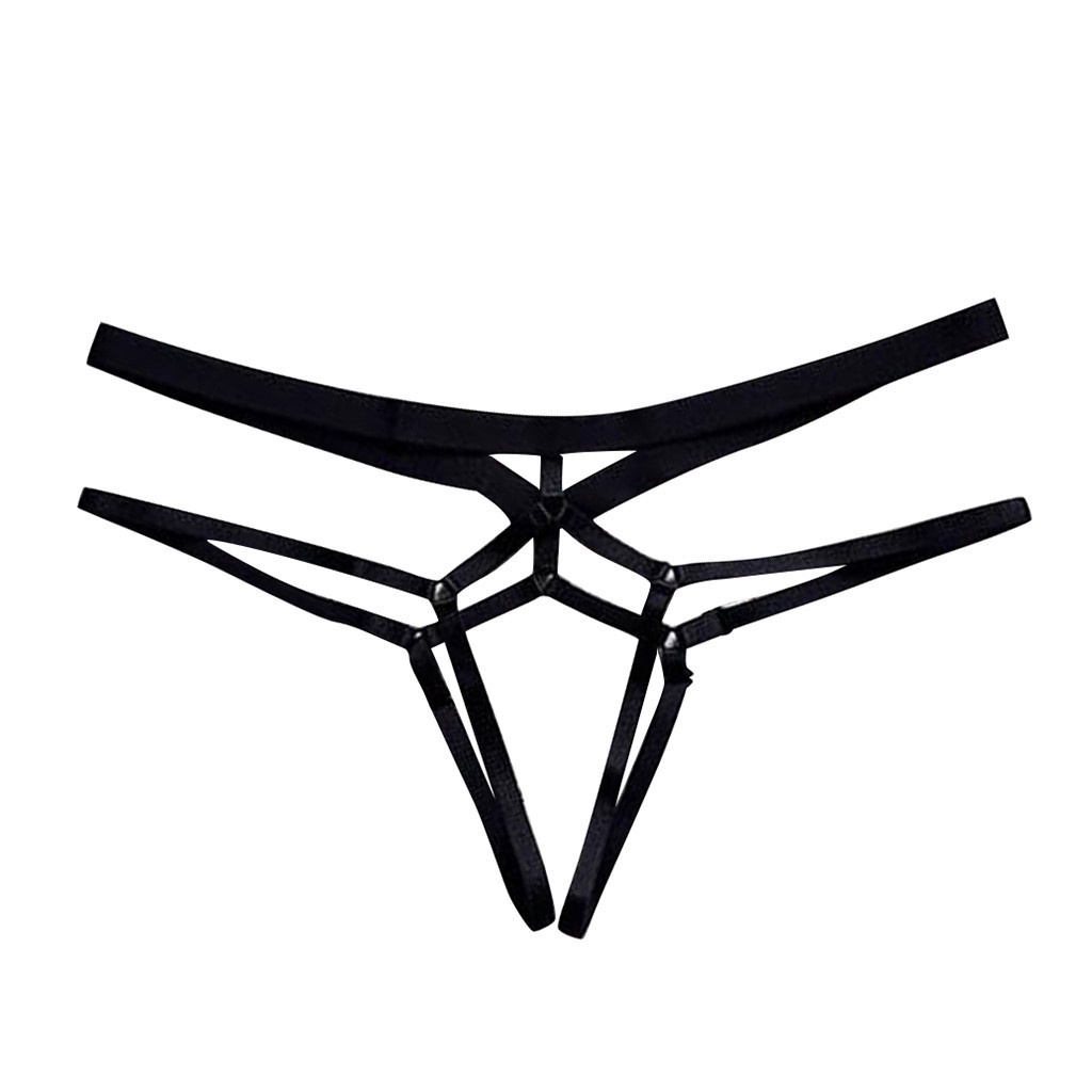 Plus Size Womens Underwear Porno Crotchless G String Sexy Lingerie Hot Erotic Costumes Elastic 3199