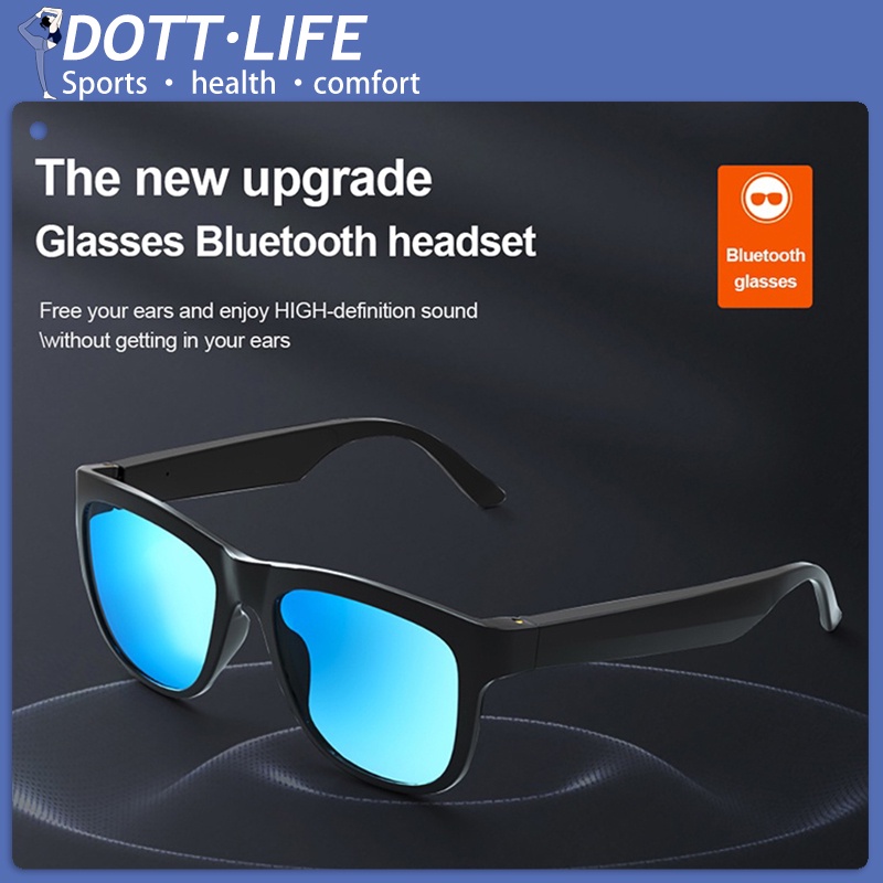 Lenovo C8 Smart Glasses Bluetooth 5.0 Music Sunglasses HIFI Headphones