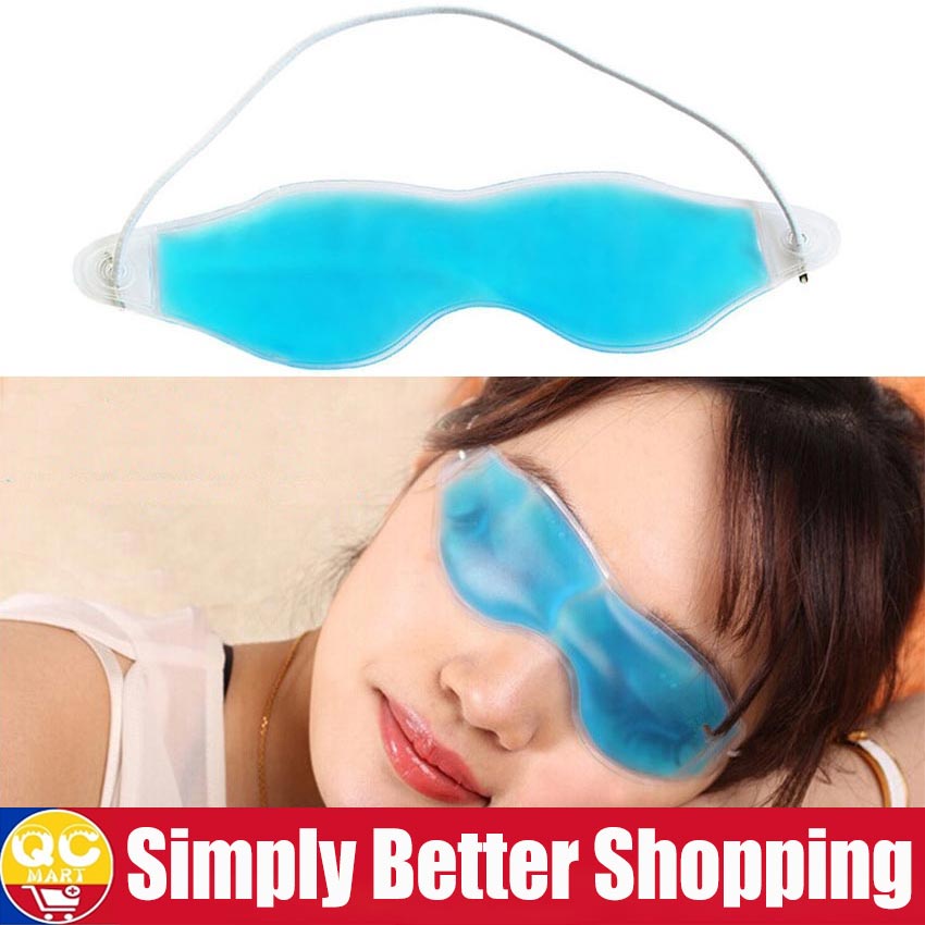 Gel Eye Mask Cold Pack Warm Hot Heat Ice Cool Compress Soothing Tired