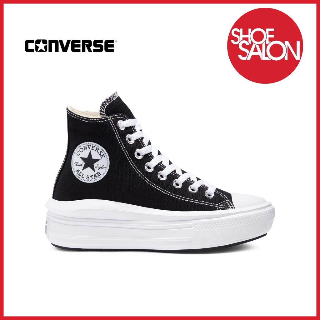 SHOE SALON Converse Chuck Taylor All Star Move Hi Women's Shoes Black ...
