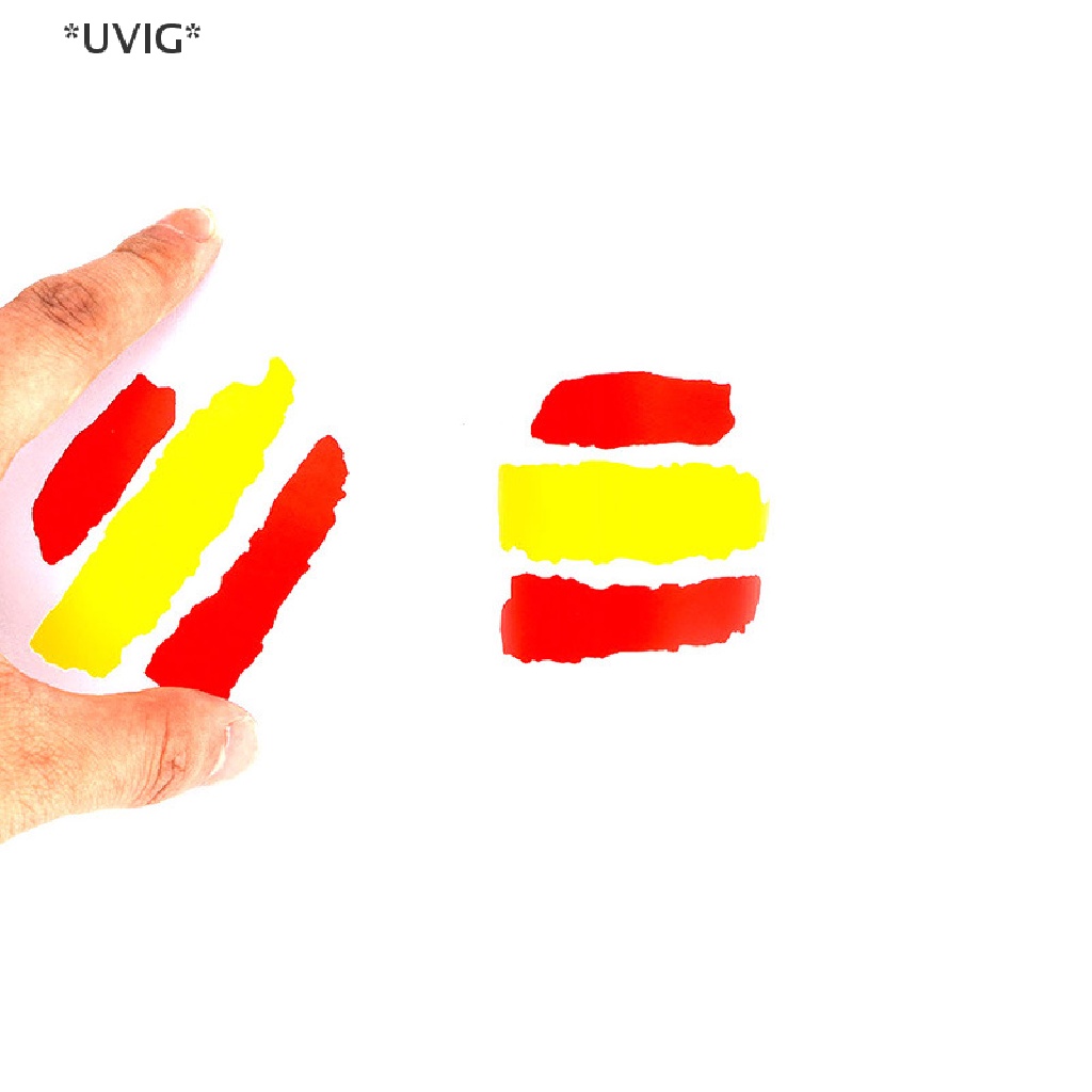 UVIG Spain Flag Stickers Waterproof Reflective Graphics Decals for Car ...