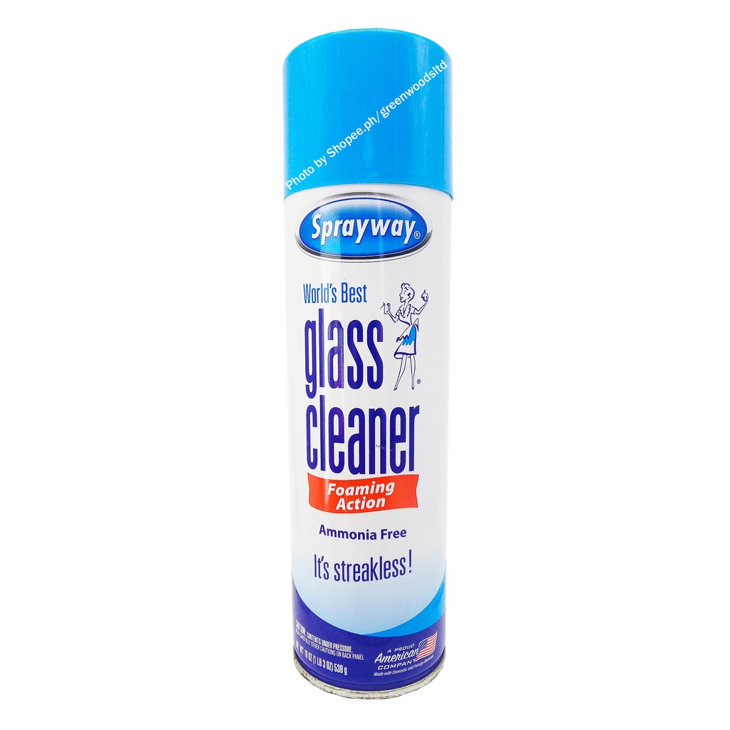 Sprayway Glass Cleaner Foaming Action 539g Shopee Philippines