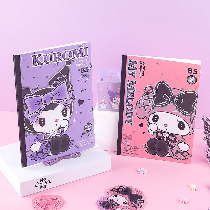Kinbor Sanrio Stationery B5 Notebook Kulomi Notebook Notepad Melody ...