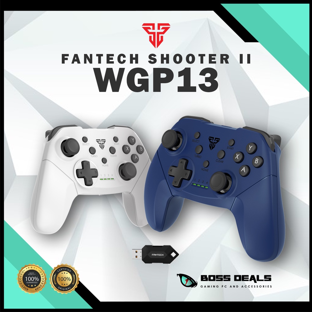 FANTECH WGP13 SHOOTER II WIRELESS 2.4GHZ GAMING CONTROLLER | Shopee ...