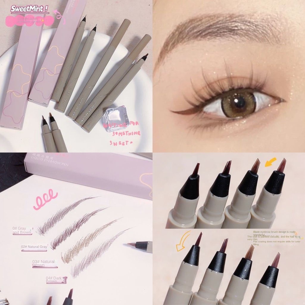 Sweet Mint Liquid Eyebrow Pencil Wild Eyebrow Nature Longlasting