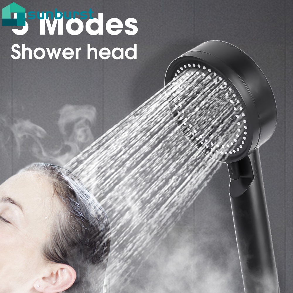 High Pressure Handheld Shower Head with On Off Switch Detachable Shower ...