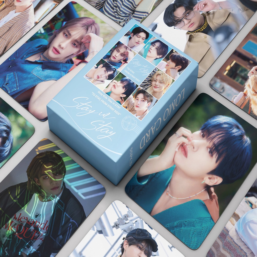 55 Pcs Photocards Stray Kids Time Out - Cartes Lomo Album Stray Kids Pour Fans