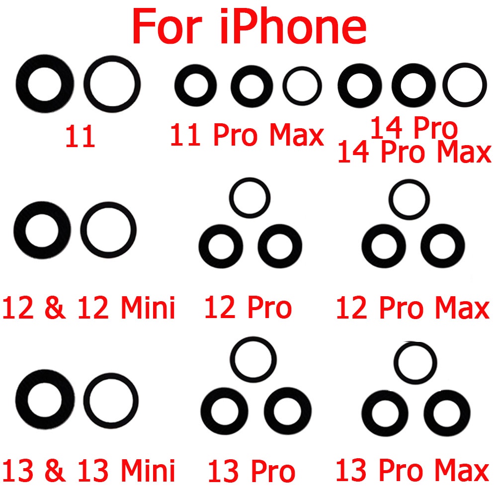 For iPhone 13 Pro Max 12 11 14 Pro Max Mini XR XS XSMax Back Rear ...