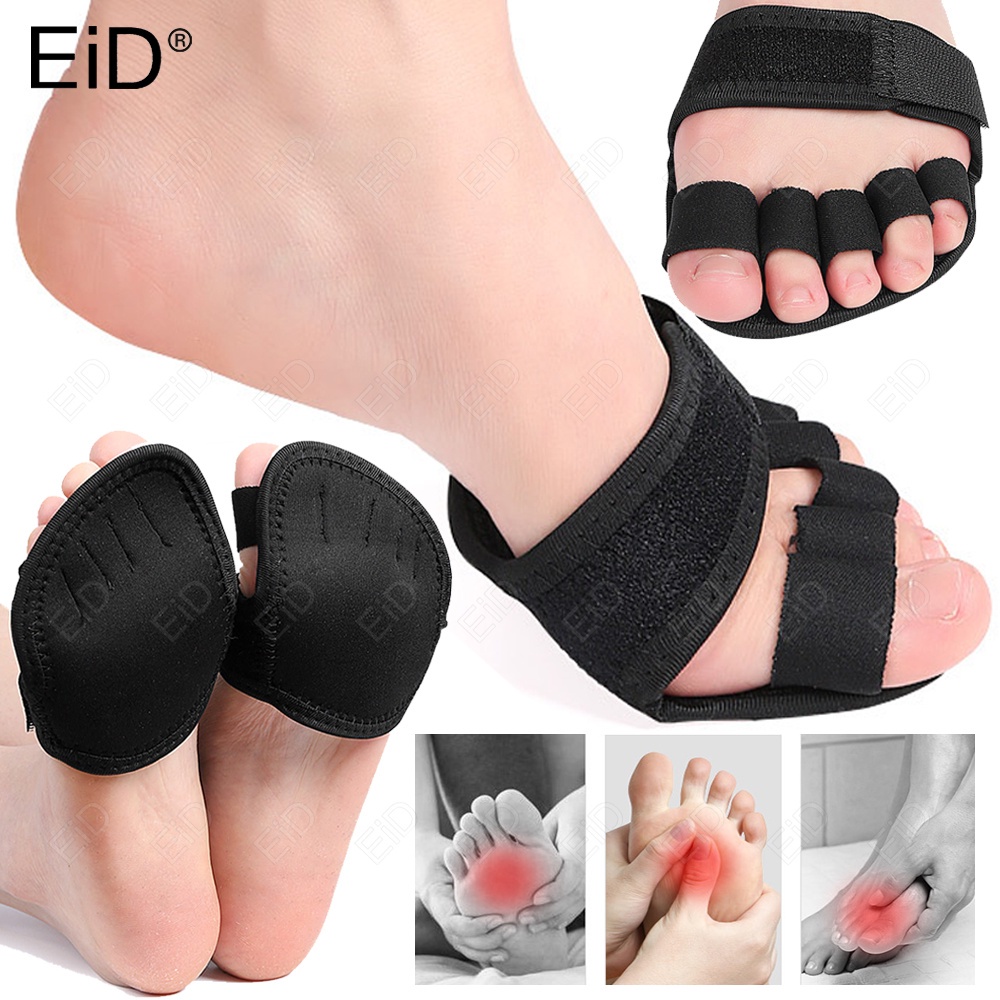 EiD Adjustable Five Toes Forefoot Pads Heel Half Insoles Calluses Corns