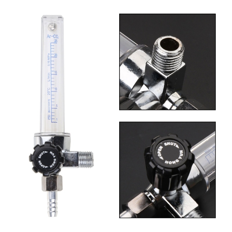 amonoy 7mm Thread Flow Meter Gas Regulator Welding Measuring Ranges 1 ...
