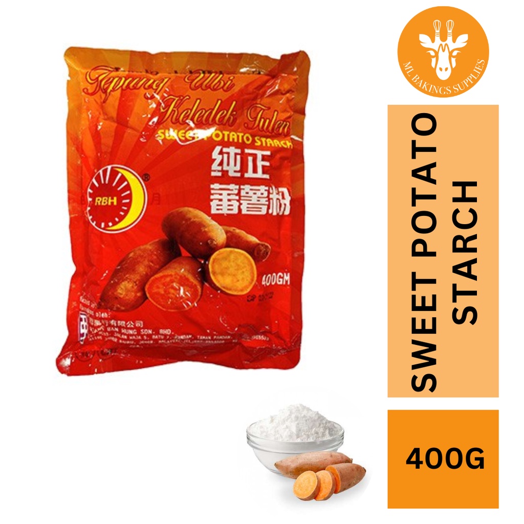 RBH Sweet Potato Starch / Tepung Ubi Keledek Tulen 400G 纯正蕃薯粉 Shopee