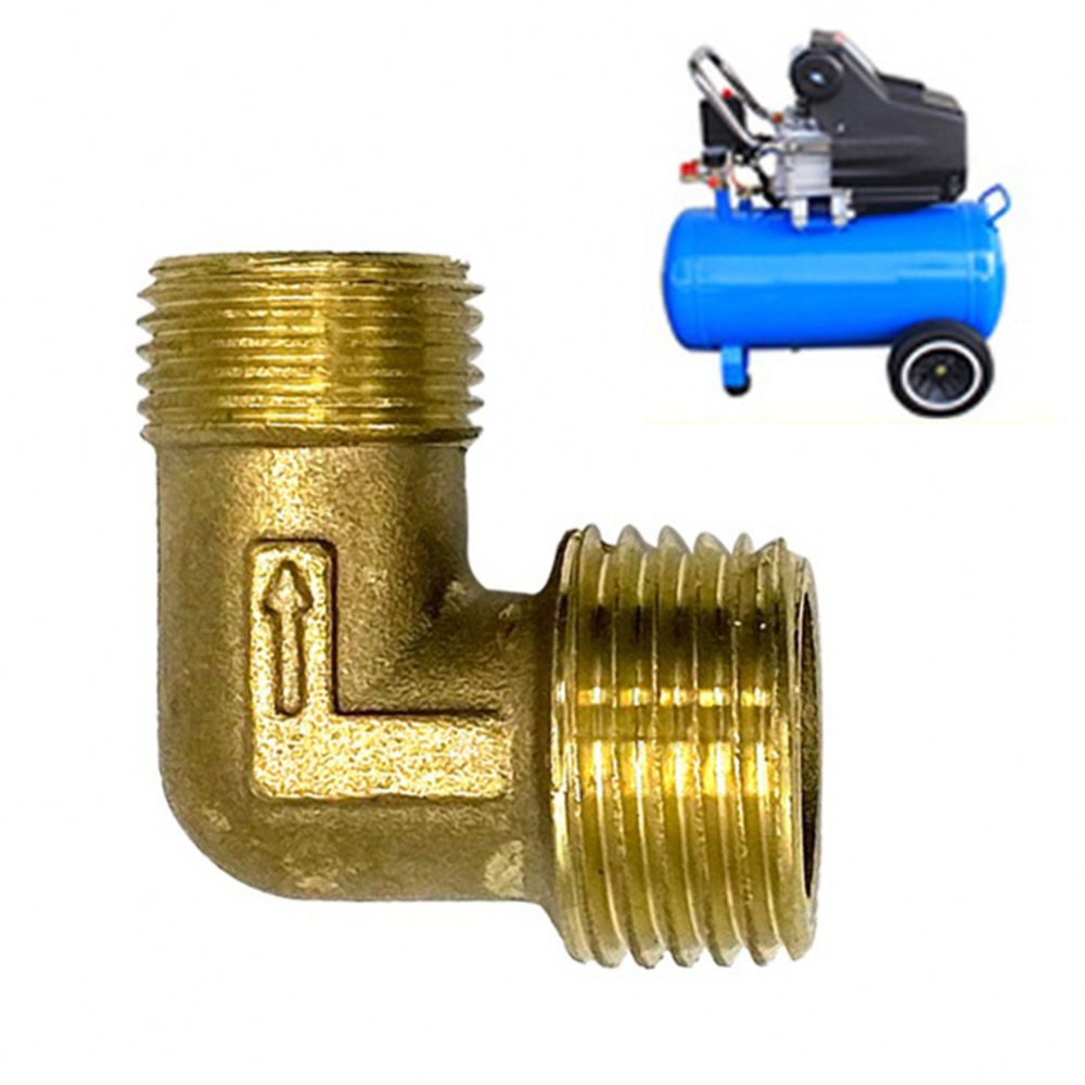 Air Compressor Fittings Brass Thread Check Valve Elbow Coupler Pipe Joint Male Shopee Philippines 0835