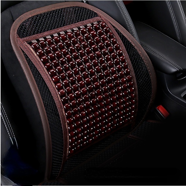 Car lumbar cushion Massage lumbar wooden bead waist cushion breathable