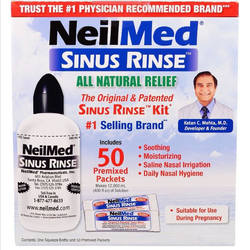 Family Mart | NeilMed, The Original & Patented Sinus Rinse Kit, 50 ...