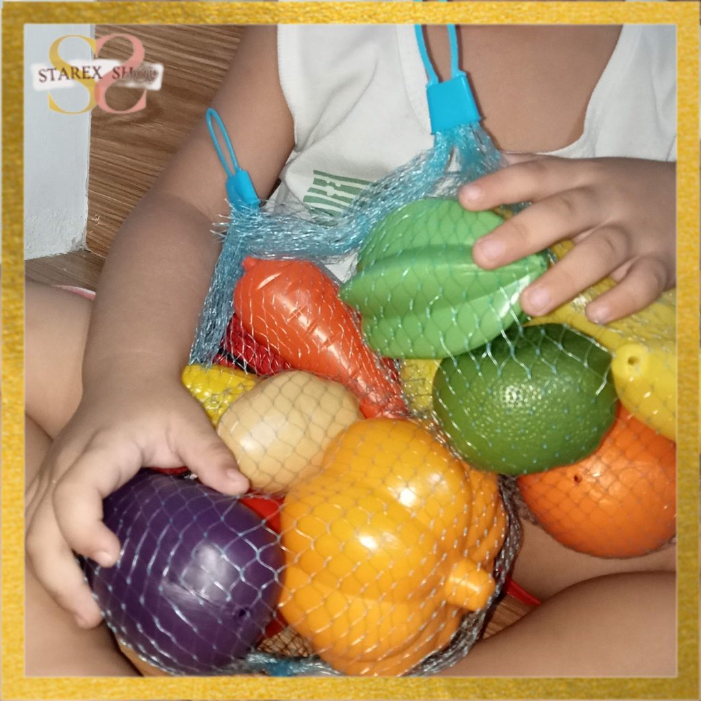 Plastic Fruits and Vegetables Toys for Kids Toddlers