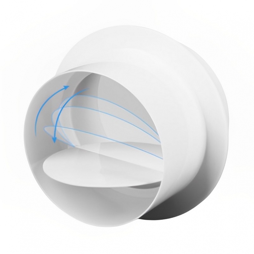 80 Anti Reverse Flow Anti Smell Check Valve for Fresh Air System ...