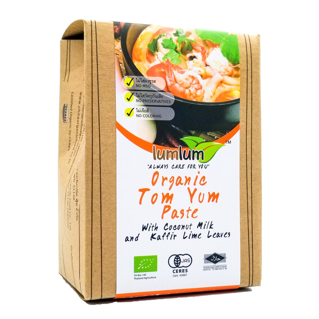 Lumlum Organic Tom Yum Paste W Coconut Milk And Kaffir Lime Leaves 100g Shopee Philippines 8279