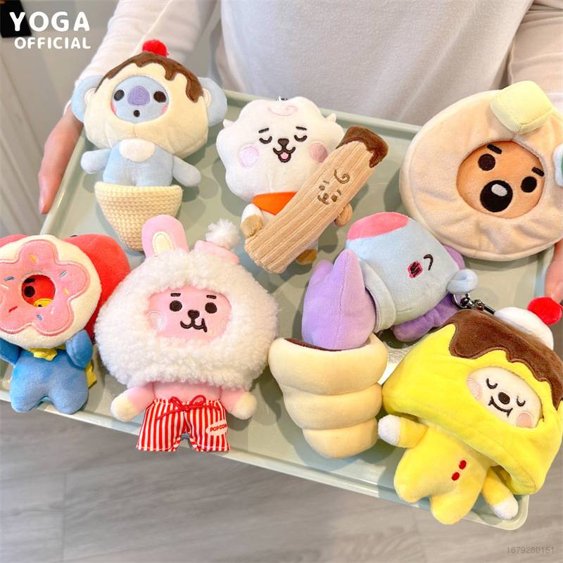 Sta5 Bts Bt21 Dessert Cake Series Plush Dolls Gift For Girls Bag 