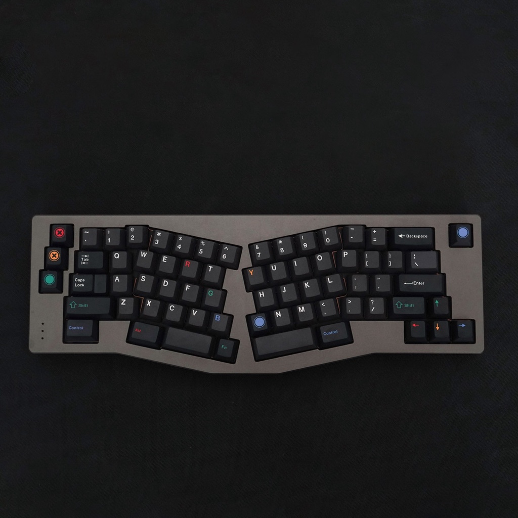 GMK RETRO DARK LIGHTS Keycaps Cherry Profile MX PBT DYE-SUB Keycaps For ...