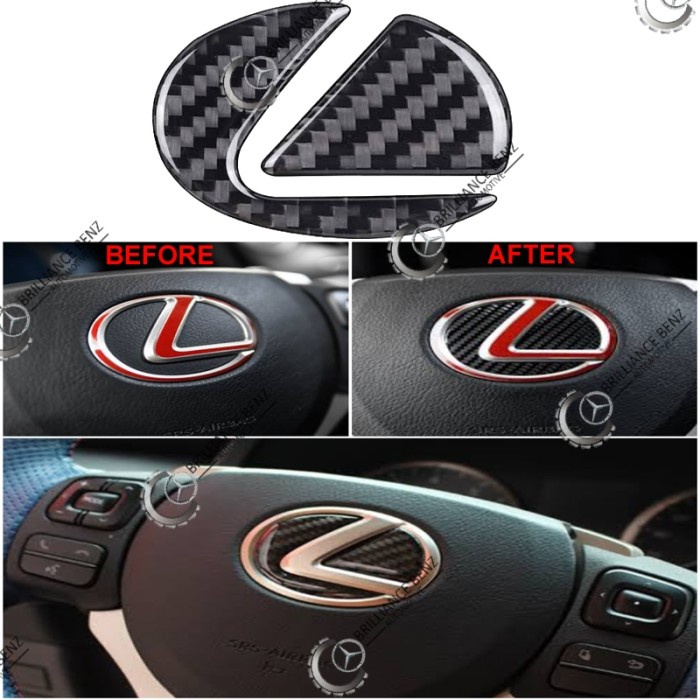 Lexus LOGO Steering Wheel Steering Wheel EMBLEM STICKER Steering Wheel