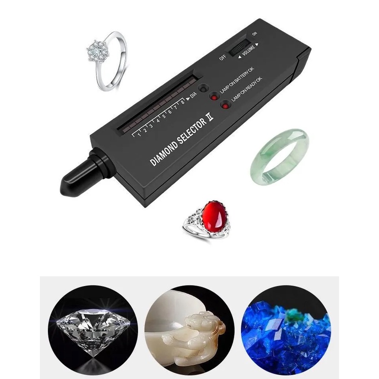 Professional High Accuracy LED Diamond Tester Jewelry Gem Selector Test