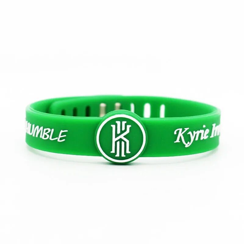 (Buy Get Free)Basketball Silicone Bracelet Adjustable NBA Star Kobe  James Curry Irving Baller Band Fashion Wristband