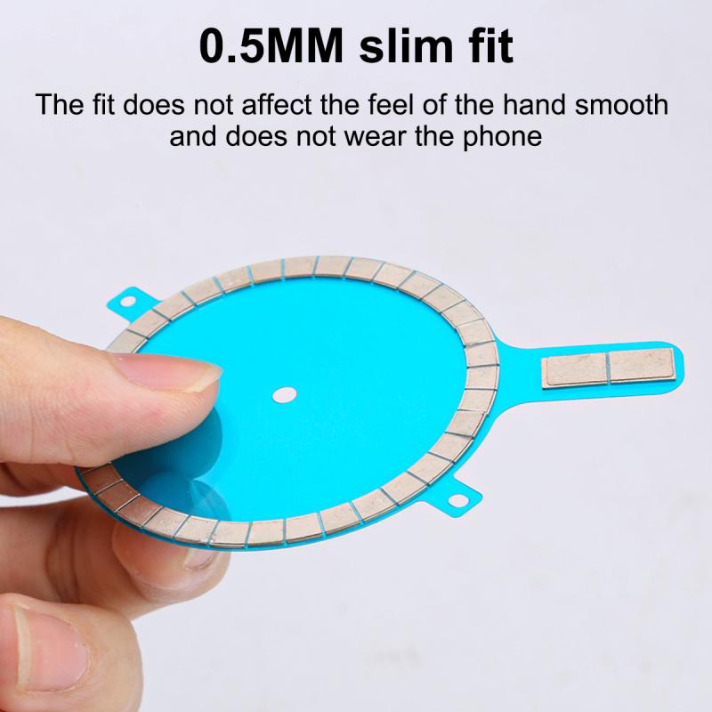 HdoorLink 1/3PCS Magnet Circle Sticker Wireless Charging Magnetic Rings ...
