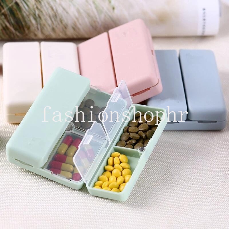 1PC Weekly Pill Box 7 Days Foldable Travel Medicine Holder Pill Box ...