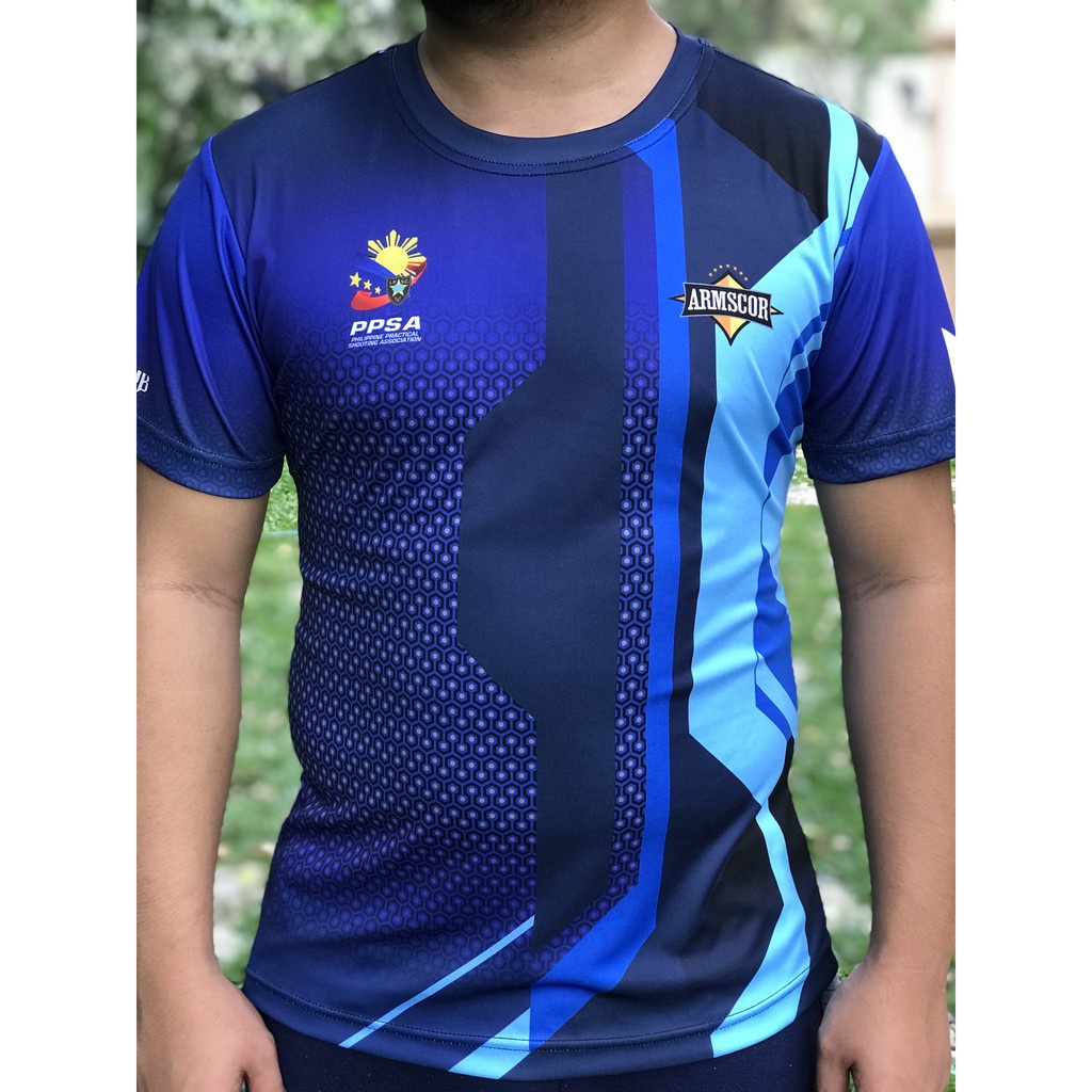 SHOOTER T SHIRT TACTICAL BLUE SUBLIMATION PRINT | Shopee Philippines