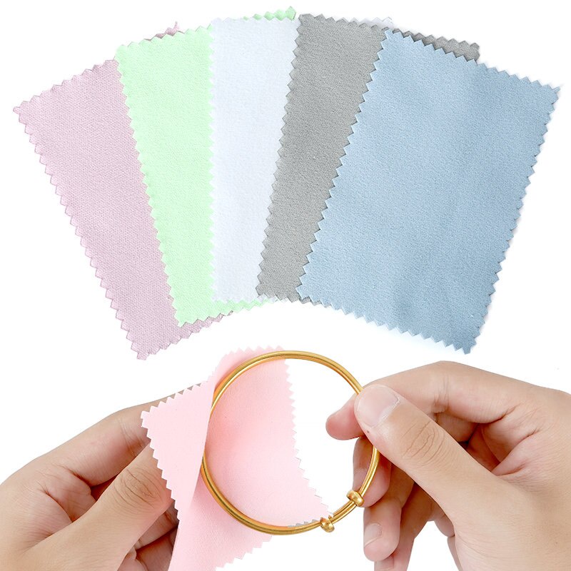 1050pcs Silver Polishing Cloths Jewelry Cleaning Cloth Soft Clean