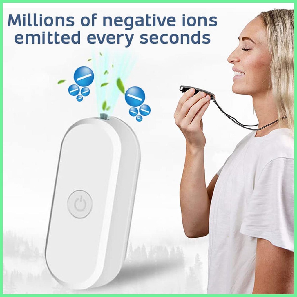 Personal Ionizer Air Purifier, Rechargeable Personal Air Purifier, Wearable Personal Air